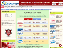 Tablet Screenshot of ditukar.com